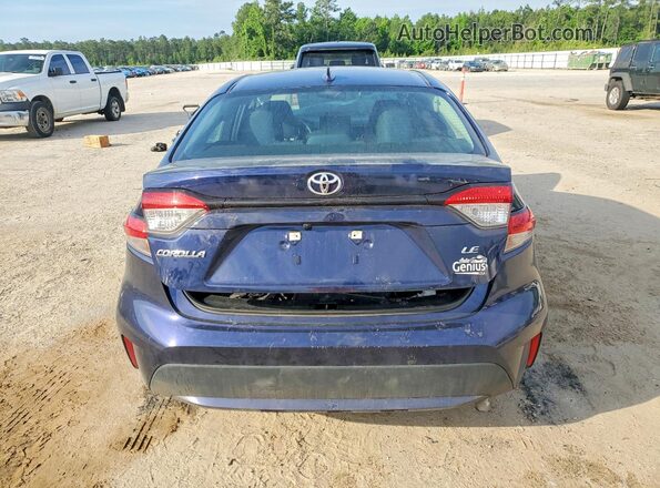 5YFEPMAE2MP242383 2021 TOYOTA COROLLA Blue Widok z tyłu
