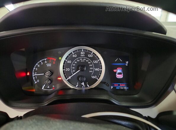 5YFEPMAE2MP263962 2021 TOYOTA COROLLA Silver Vista del cuadro de instrumentos