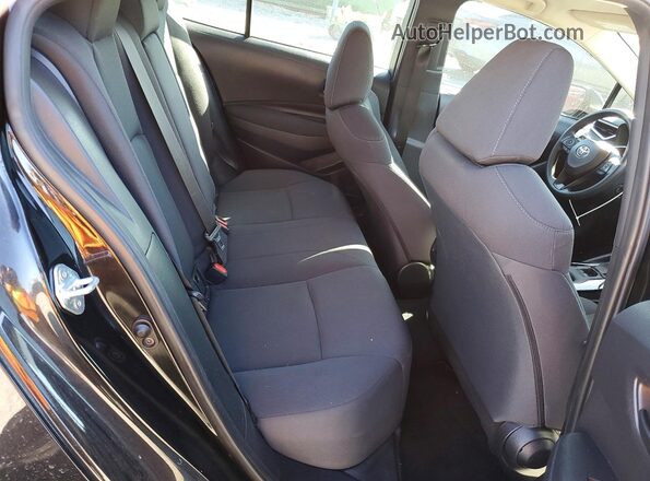 5YFEPMAE2NP283422 2022 TOYOTA COROLLA Black უკანა სავარძლების ხედი