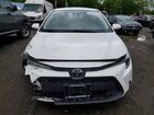 2022 Toyota Corolla Le White vin: 5YFEPMAE2NP313759