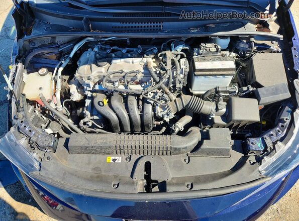 5YFEPMAE2NP333445 2022 TOYOTA COROLLA Blue Widok wnętrza z tyłu