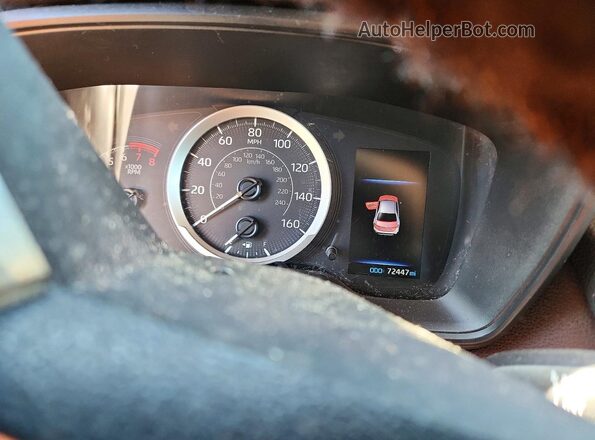 5YFEPMAE2NP333445 2022 TOYOTA COROLLA Blue Widok zestawu wskaźników