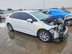 2022 Toyota Corolla Le White vin: 5YFEPMAE2NP367157