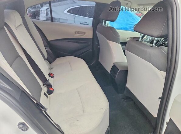 5YFEPMAE2NP367157 2022 TOYOTA COROLLA White უკანა სავარძლების ხედი