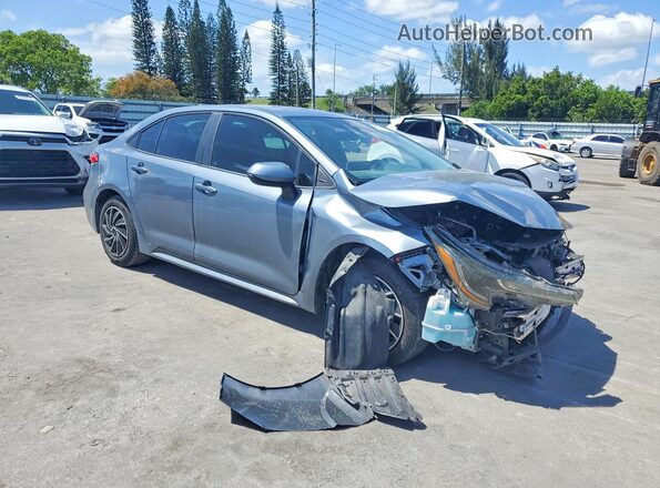 5YFEPMAE3MP150862 2021 TOYOTA COROLLA Синий Передняя правая четверть