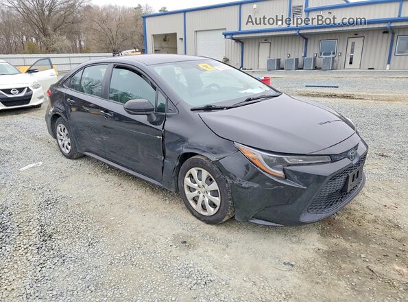 5YFEPMAE3MP210218 2021 TOYOTA COROLLA Черный Передняя правая четверть