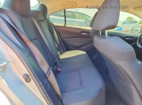 5YFEPMAE3MP221607 2021 TOYOTA COROLLA Silver Rear seats view