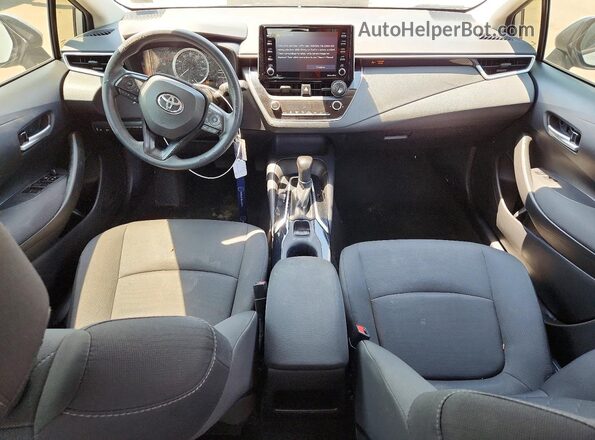 5YFEPMAE3MP221607 2021 TOYOTA COROLLA Silver Dashboard view