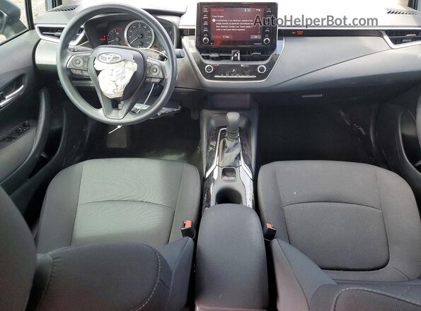 5YFEPMAE3MP226872 2021 TOYOTA COROLLA Blue Widok deski rozdzielczej