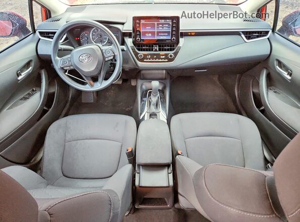 5YFEPMAE3MP241629 2021 TOYOTA COROLLA Red Vista del salpicadero