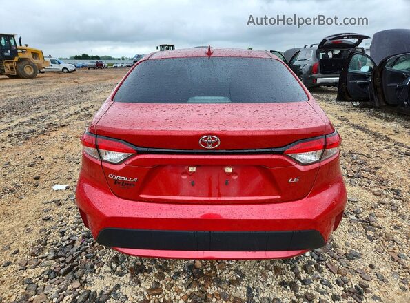 5YFEPMAE3MP241629 2021 TOYOTA COROLLA Red Vista trasera