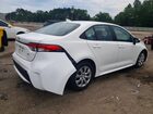 2022 Toyota Corolla Le White vin: 5YFEPMAE3NP306495