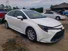2022 Toyota Corolla Le White vin: 5YFEPMAE3NP306495