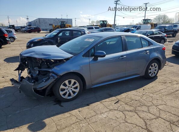 5YFEPMAE3NP352604 2022 TOYOTA COROLLA Silver Vista tres cuartos delantera izquierda