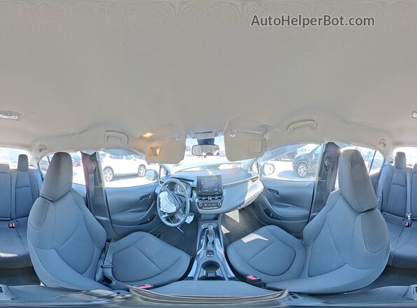 5YFEPMAE3NP352604 2022 TOYOTA COROLLA Silver Vista de la etiqueta del VIN