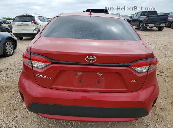 5YFEPMAE4MP180355 2021 TOYOTA COROLLA Red Rear view