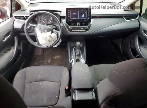 5YFEPMAE4MP180355 2021 TOYOTA COROLLA Red Dashboard view