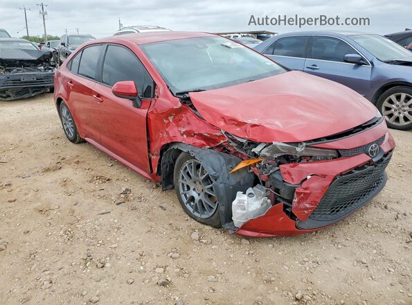 5YFEPMAE4MP180355 2021 TOYOTA COROLLA Red Front right
