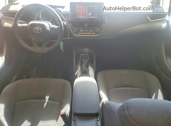 5YFEPMAE4MP233510 2021 TOYOTA COROLLA Белый Вид панели приборов