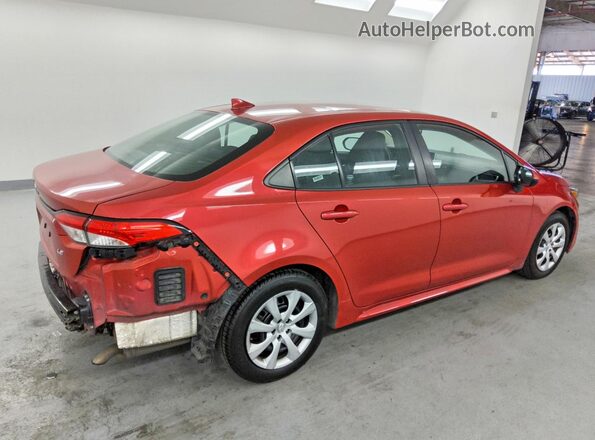 5YFEPMAE4MP239890 2021 TOYOTA COROLLA Красный Задняя правая четверть