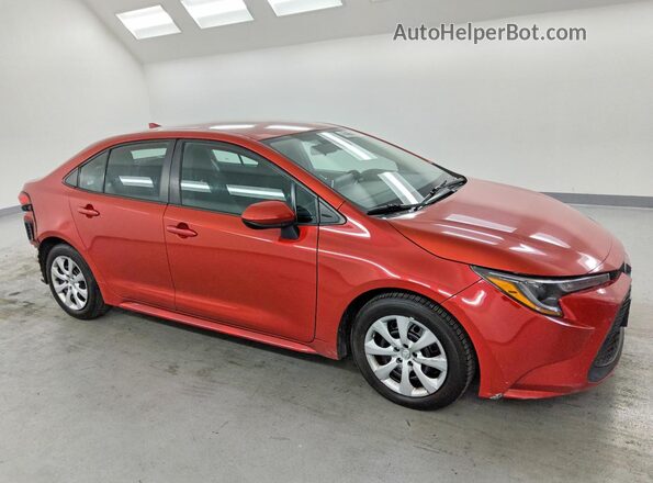 5YFEPMAE4MP239890 2021 TOYOTA COROLLA Красный Передняя правая четверть