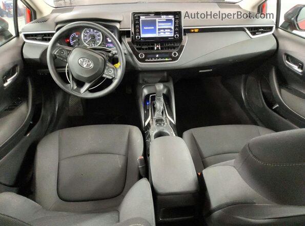 5YFEPMAE4MP239890 2021 TOYOTA COROLLA Красный Вид панели приборов