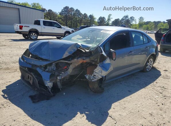 5YFEPMAE4MP268581 2021 TOYOTA COROLLA Синий Передняя левая четверть