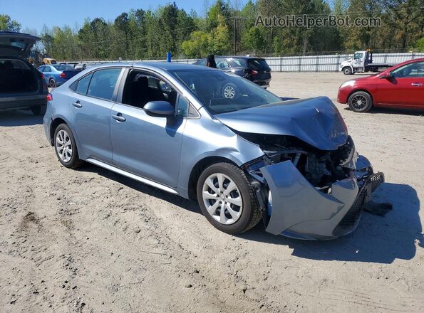 5YFEPMAE4MP268581 2021 TOYOTA COROLLA Синий Передняя правая четверть