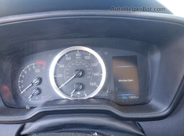 5YFEPMAE4MP268581 2021 TOYOTA COROLLA Синий Вид щитка приборов