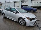 2022 Toyota Corolla Le Silver vin: 5YFEPMAE5NP286587 Damage: Right Side Curtain Air Bag, Deployed, Replacement Required
