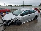 2022 Toyota Corolla Le Silver vin: 5YFEPMAE5NP286587 Damage: Left Front Fender, Severe Damage, Replacement Required