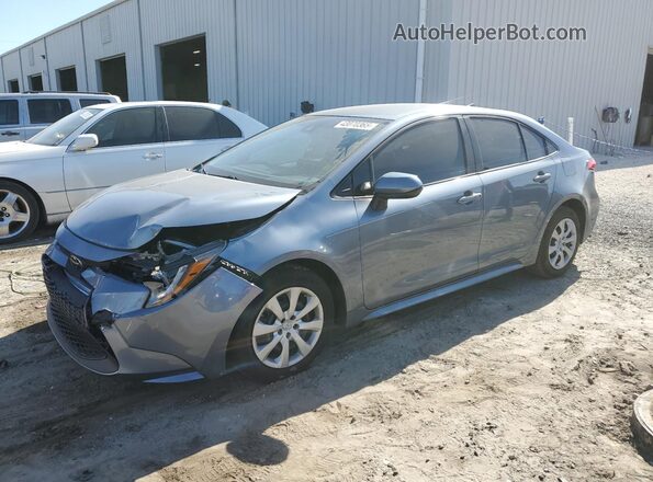 5YFEPMAE5NP302884 2022 TOYOTA COROLLA Blue Առջևի ձախ երեք քառորդ տեսարան