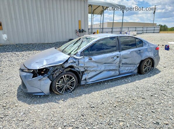 5YFEPMAE5NP388620 2022 TOYOTA COROLLA Blue Передня ліва чверть