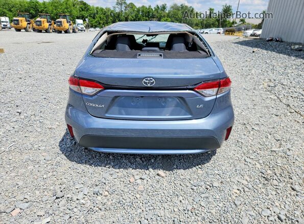 5YFEPMAE5NP388620 2022 TOYOTA COROLLA Blue Вид ззаду