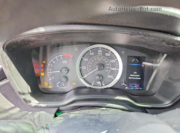 5YFEPMAE5NP388620 2022 TOYOTA COROLLA Blue Вид щитка приладів