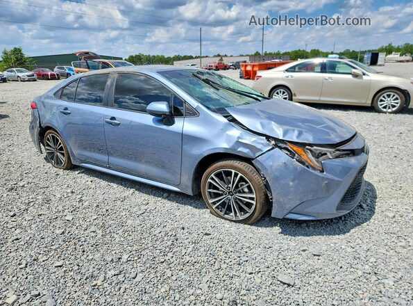 5YFEPMAE5NP388620 2022 TOYOTA COROLLA Blue Передня права чверть