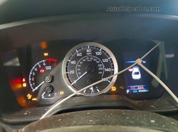 5YFEPMAE6MP223626 2021 TOYOTA COROLLA Красный Вид щитка приборов
