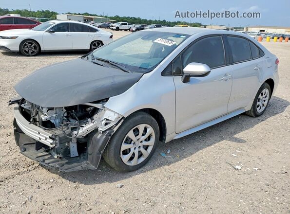 5YFEPMAE6NP335702 2022 TOYOTA COROLLA Silver Առջևի ձախ երեք քառորդ տեսարան