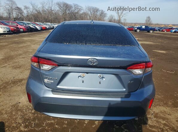 5YFEPMAE7MP167986 2021 TOYOTA COROLLA Blue Rear view