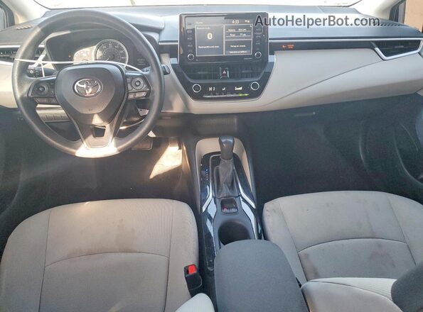 5YFEPMAE7MP167986 2021 TOYOTA COROLLA Blue Dashboard view