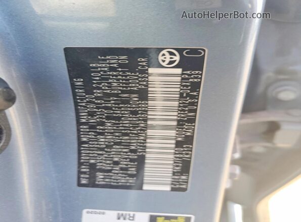 5YFEPMAE7MP167986 2021 TOYOTA COROLLA Blue Engine compartment view