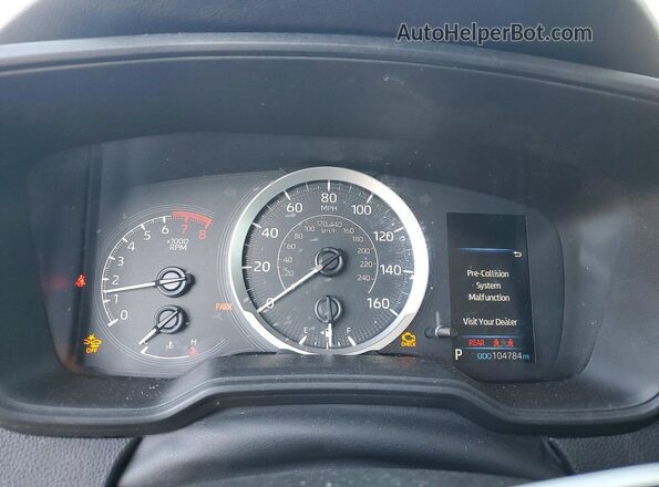 5YFEPMAE7MP185310 2021 TOYOTA COROLLA Silver Widok zestawu wskaźników