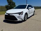 2021 Toyota Corolla Le White vin: 5YFEPMAE7MP207502
