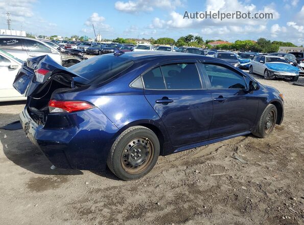 5YFEPMAE7MP227295 2021 TOYOTA COROLLA Blue უკანა მარჯვენა