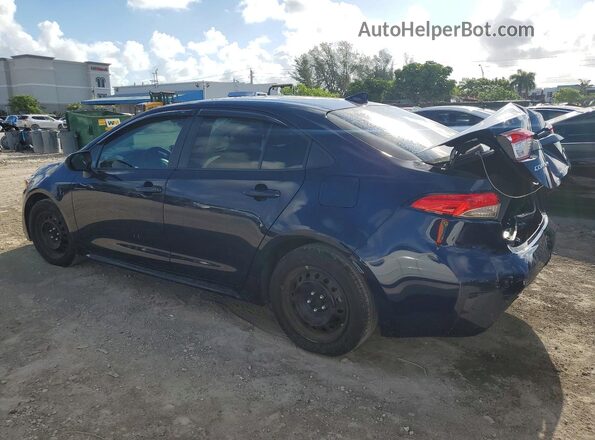 5YFEPMAE7MP227295 2021 TOYOTA COROLLA Blue უკანა მარცხენა
