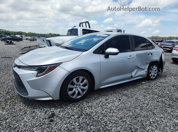 5YFEPMAE7MP256148 2021 TOYOTA COROLLA Silver წინა მარცხენა ხედი სამი მეოთხედიდან