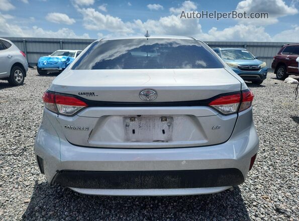 5YFEPMAE7MP256148 2021 TOYOTA COROLLA Silver უკანა ხედი