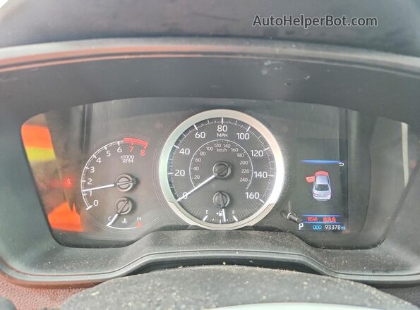 5YFEPMAE7NP385783 2022 TOYOTA COROLLA Gray Widok zestawu wskaźników
