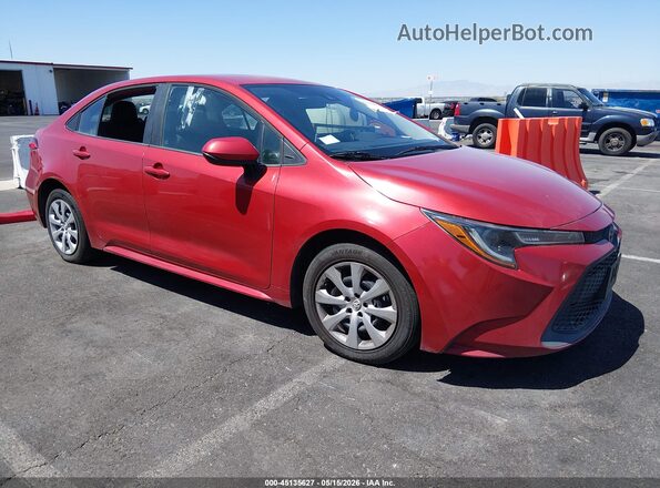 5YFEPMAE8MP186076 2021 TOYOTA COROLLA Red Передня права чверть