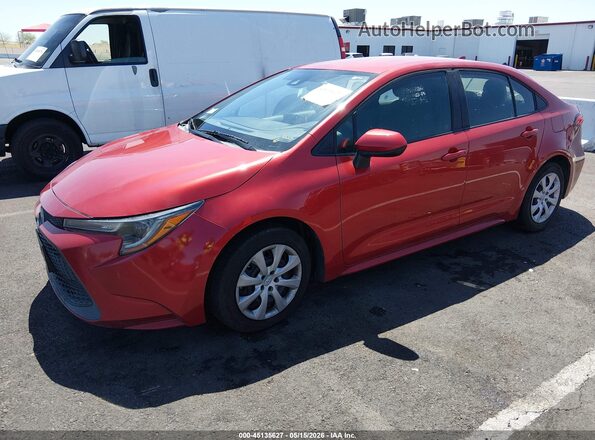 5YFEPMAE8MP186076 2021 TOYOTA COROLLA Red Передня ліва чверть
